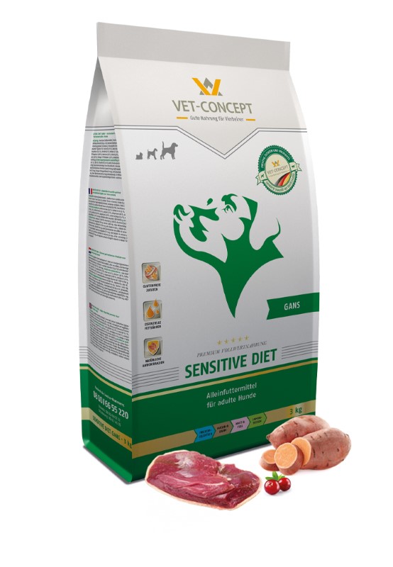 Vet-Concept Sensitive Diet Gans Hondenvoer, Kruiden, Plant