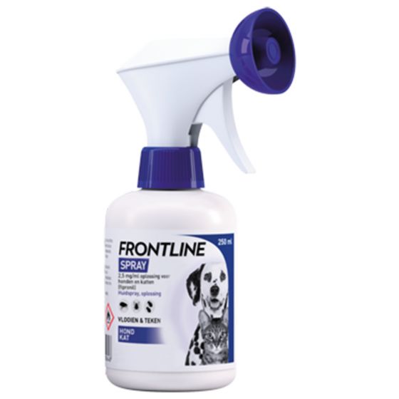 Frontline Spray 250 ml, Tin, Kan, Spuitbus
