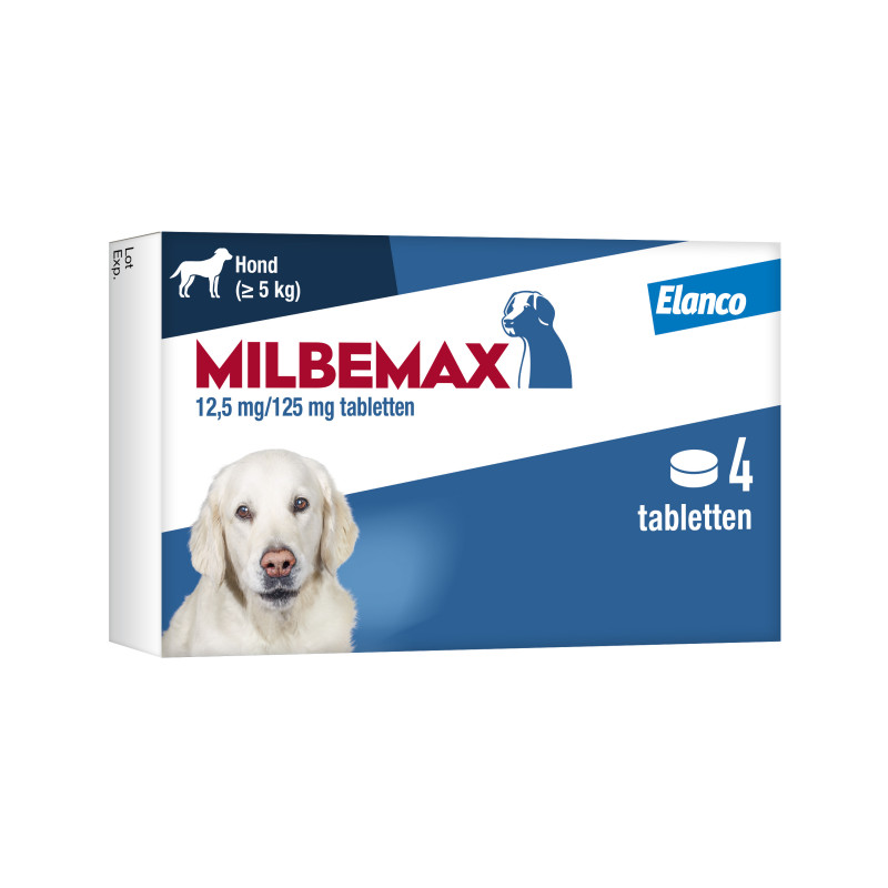 Milbemax Grote Hond Ontwormingstabletten 4 tabletten